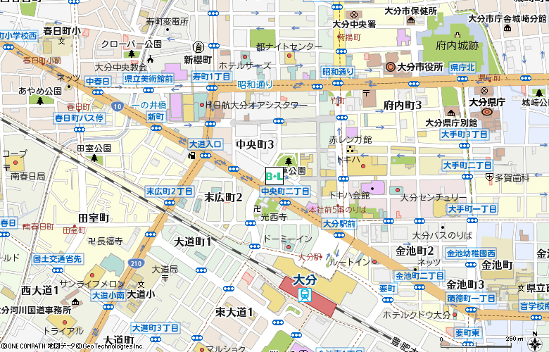 有）永田コンタクトレンズ付近の地図